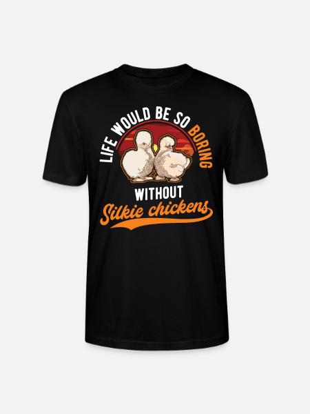 Silk Chicken Gift Silke Chicken - Ekologisk T-shirt CRAFTER unisex från Stanley/Stella - svart