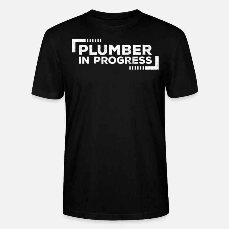 Plumber In Progress Future Plumber - Stanley/Stella Unisex Bio-T-Shirt CRAFTER - Schwarz