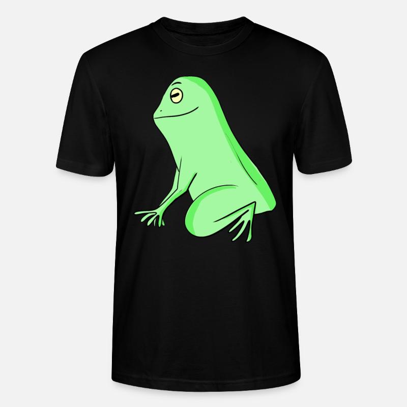 Frosch - Stanley/Stella Unisex Bio-T-Shirt CRAFTER - Schwarz