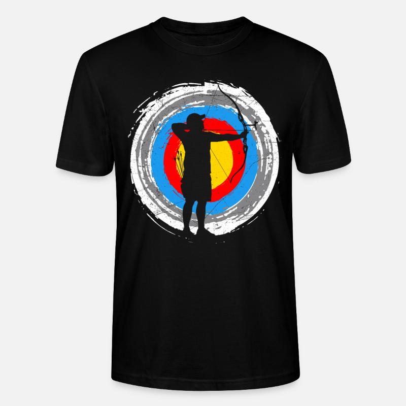 Tir à l’arc Cible Archer - T-shirt bio CRAFTER Stanley Stella Unisexe - noir