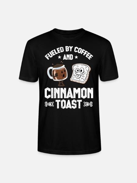 Fueled By Coffee - Stanley/Stella CRAFTER Unisex Organic T-Shirt - black