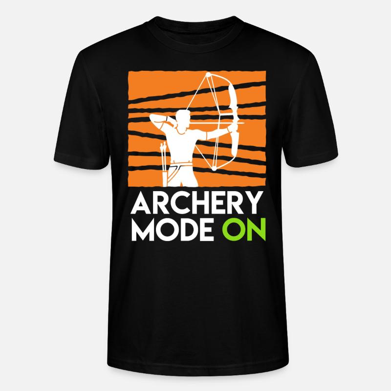 Archery Mode On Compoundbogen - Stanley/Stella Unisex Bio-T-Shirt CRAFTER - Schwarz