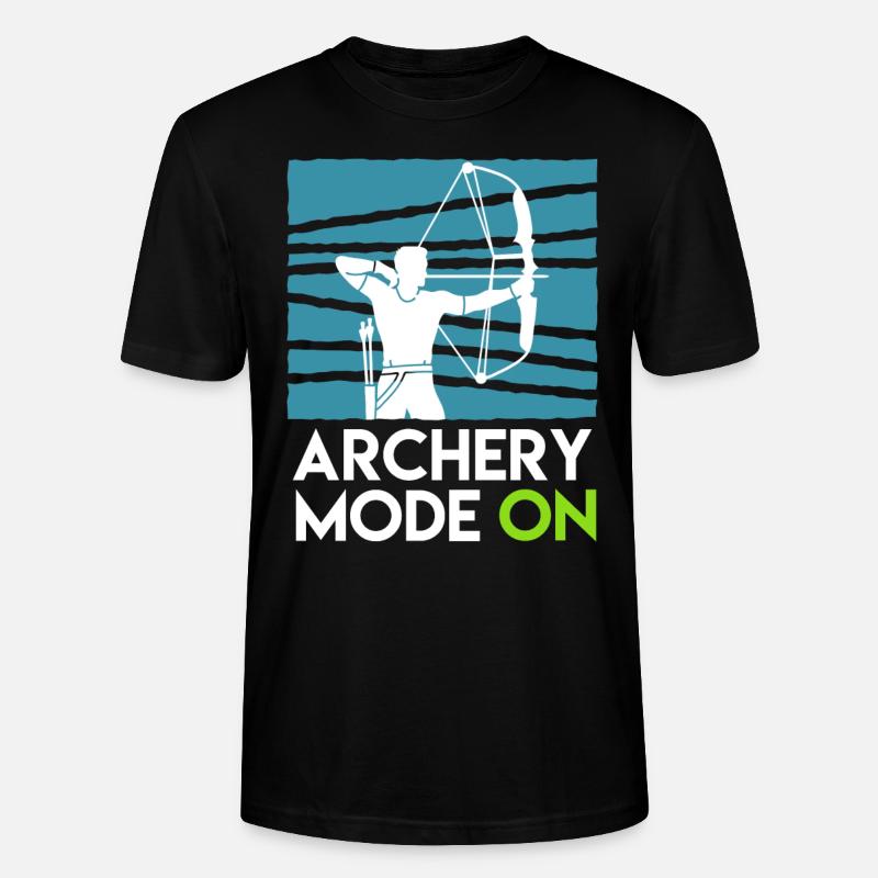 Archery Mode On Compoundbogen - Stanley/Stella Unisex Bio-T-Shirt CRAFTER - Schwarz