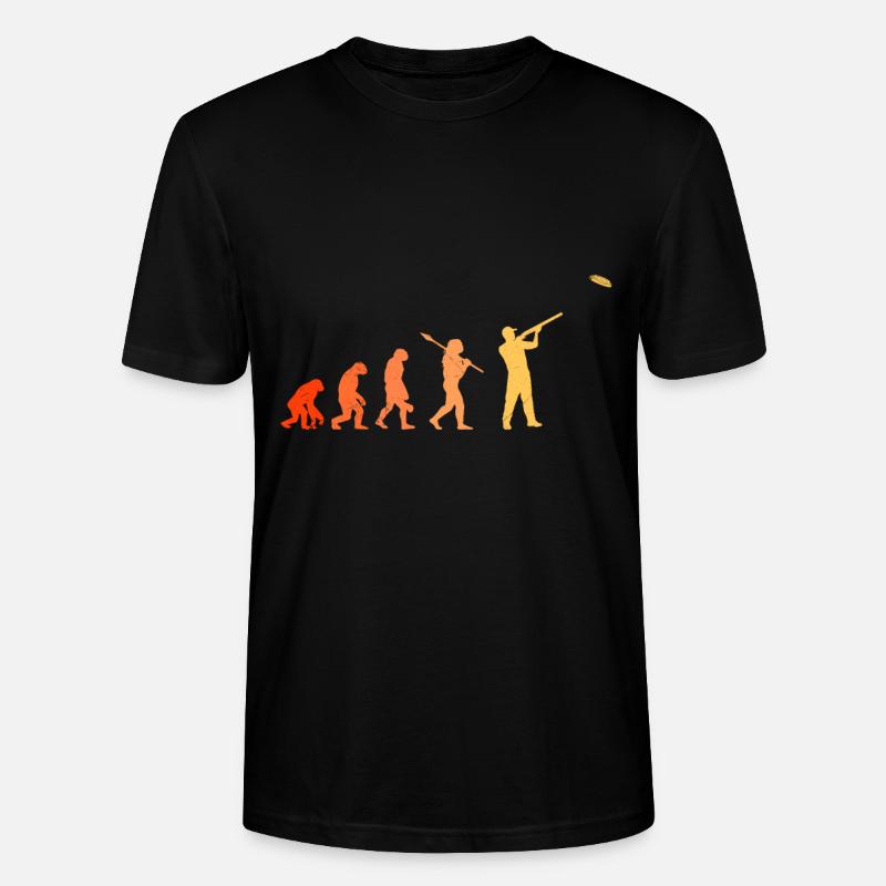 Tontaubenschießen Evolution - Stanley/Stella Unisex Bio-T-Shirt CRAFTER - Schwarz