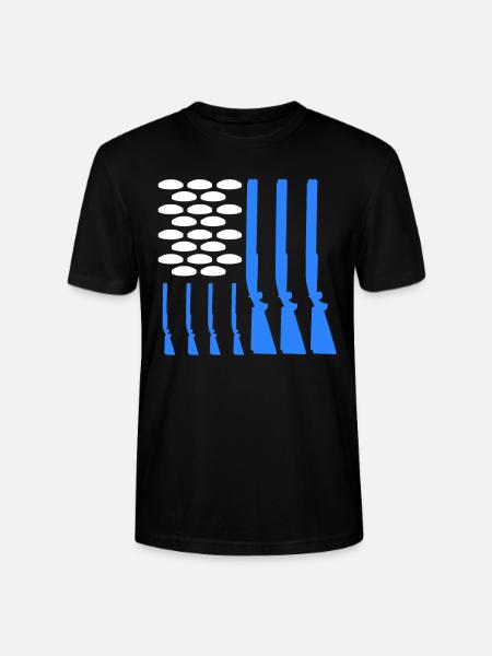 USA Tontaubenschießen - Stanley/Stella Unisex Bio-T-Shirt CRAFTER - Schwarz