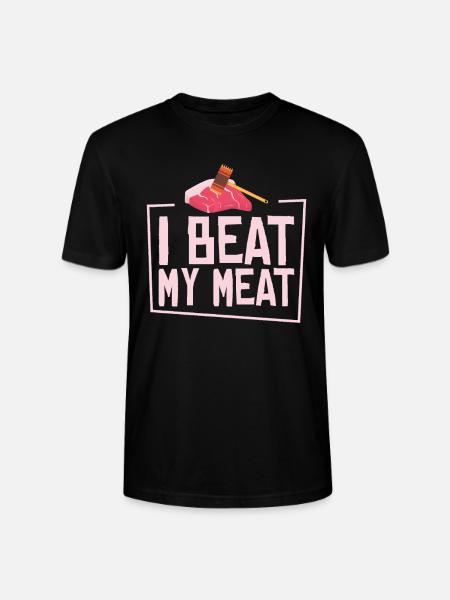 Chefkoch Kulinarisch Fleischliebhaber Kochen - Stanley/Stella Unisex Bio-T-Shirt CRAFTER - Schwarz