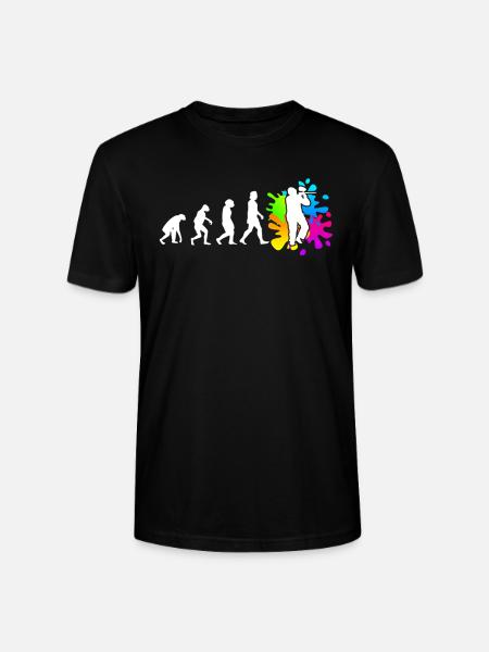 Paintball Evolution Paintballer - T-shirt bio CRAFTER Stanley Stella Unisexe - noir