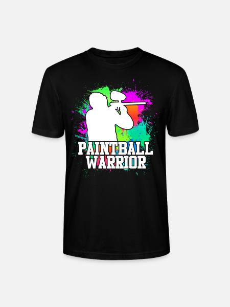 Paintball Warrior Paintballer - Stanley/Stella CRAFTER Unisex Organic T-Shirt - black