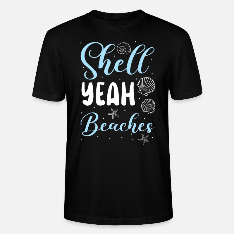 Shell ja Strände Beachcombing Beachcomber - Stanley/Stella Unisex Bio-T-Shirt CRAFTER - Schwarz