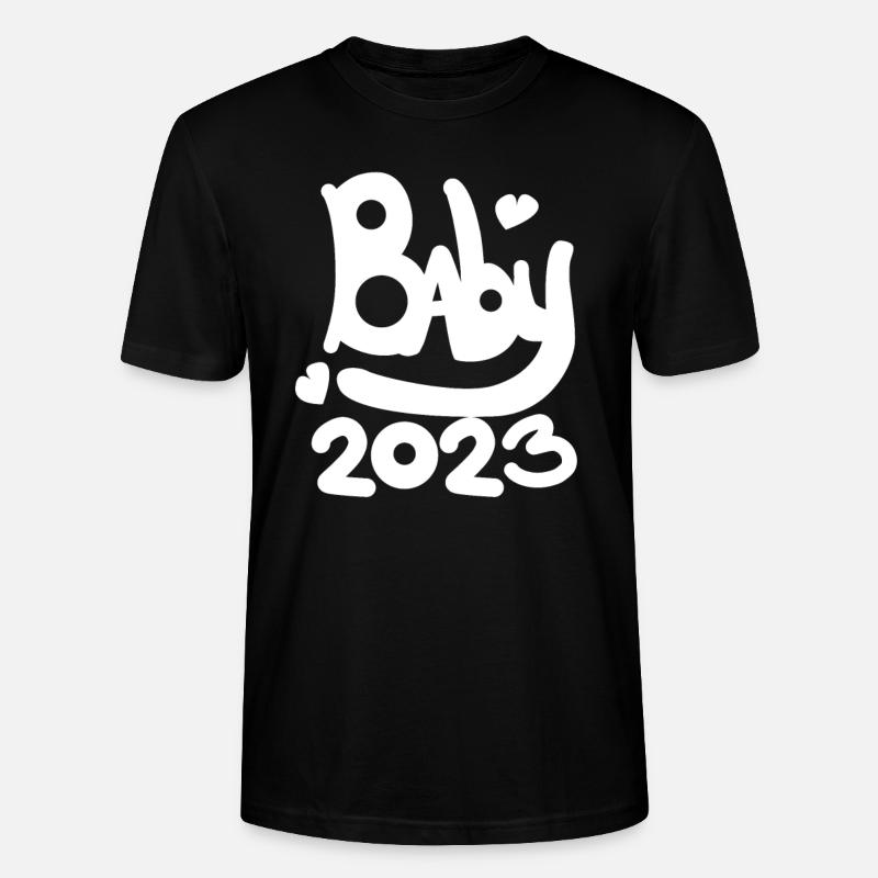 Bébé 2023 - T-shirt bio CRAFTER Stanley Stella Unisexe - noir