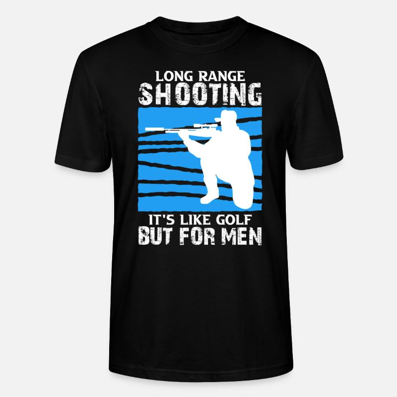 Long Range Shooting - Stanley/Stella Unisex Bio-T-Shirt CRAFTER - Schwarz