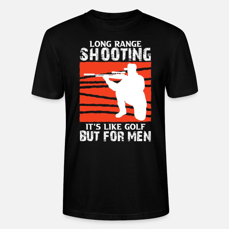 Long Range Shooting - Stanley/Stella Unisex Bio-T-Shirt CRAFTER - Schwarz