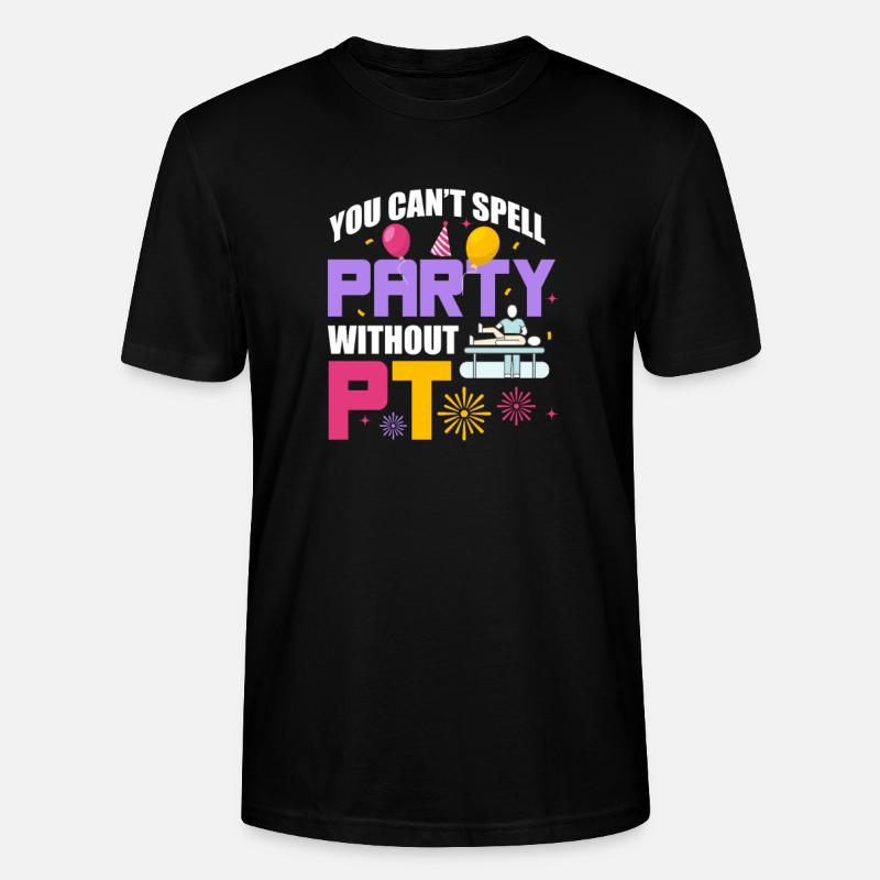 Physiotherapeut - Stanley/Stella Unisex Bio-T-Shirt CRAFTER - Schwarz