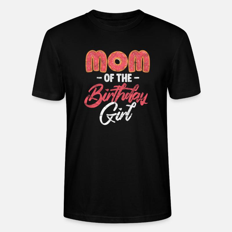 Donut Anniversaire Mère - T-shirt bio CRAFTER Stanley Stella Unisexe - noir