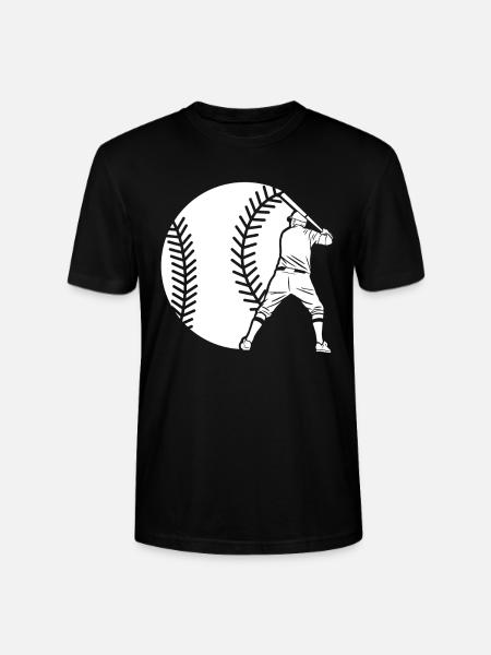 Baseball Shirt Gift - Stanley/Stella CRAFTER Unisex Organic T-Shirt - black