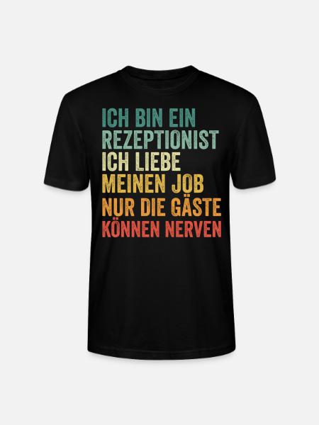 Ich Bin Ein Rezeptionist - Stanley/Stella Unisex Bio-T-Shirt CRAFTER - Schwarz