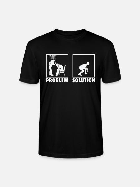 Wrestling Wrestlers Statement Problem Solution. - Stanley/Stella CRAFTER Unisex Organic T-Shirt - black