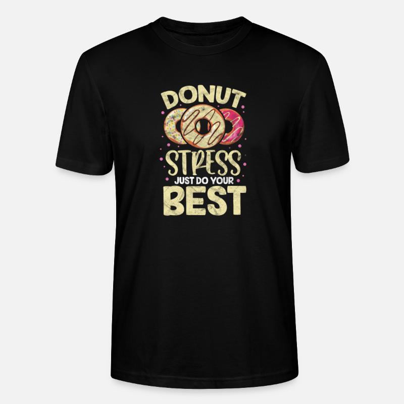 Donut - Stanley/Stella Unisex Bio-T-Shirt CRAFTER - Schwarz