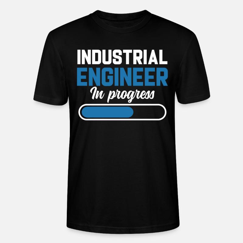 Industrial Engineer In Progress - Stanley/Stella CRAFTER Unisex Organic T-Shirt - black
