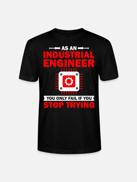 As An Industrial Engineer - Stanley/Stella CRAFTER Unisex Organic T-Shirt - black
