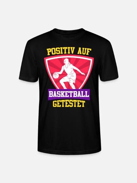 Testé positif au basketball féminin - T-shirt bio CRAFTER Stanley Stella Unisexe - noir