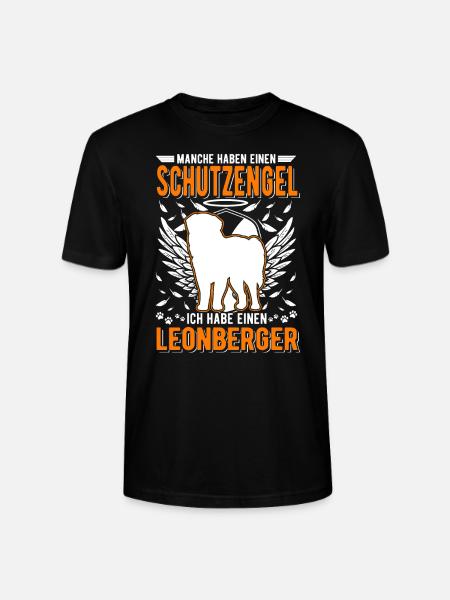 Leonberger Schutzengel - Stanley/Stella Unisex Bio-T-Shirt CRAFTER - Schwarz