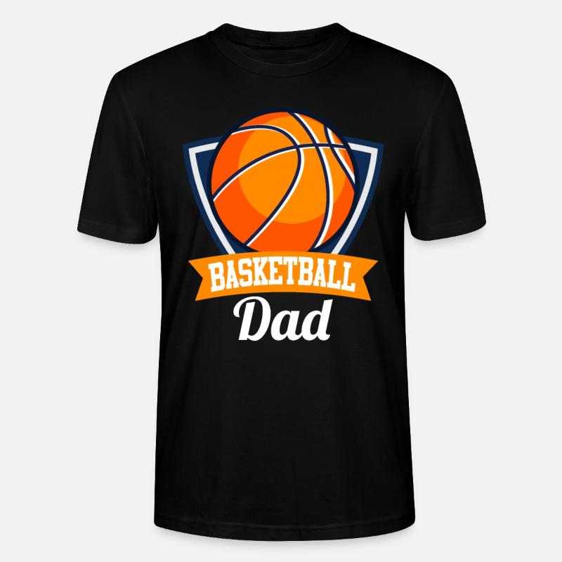 Basketteur Papa - T-shirt bio CRAFTER Stanley Stella Unisexe - noir