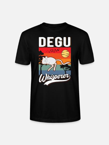 Degu Flüsterer Degu Whisperer - Stanley/Stella Unisex Bio-T-Shirt CRAFTER - Schwarz