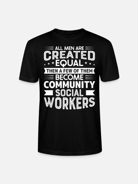 All Men Are Created Equal - Stanley/Stella Unisex Bio-T-Shirt CRAFTER - Schwarz