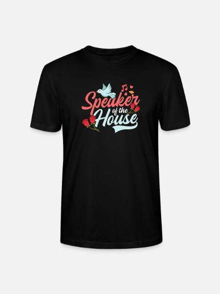 Speaker Speaker In The House - Stanley/Stella CRAFTER Unisex Organic T-Shirt - black
