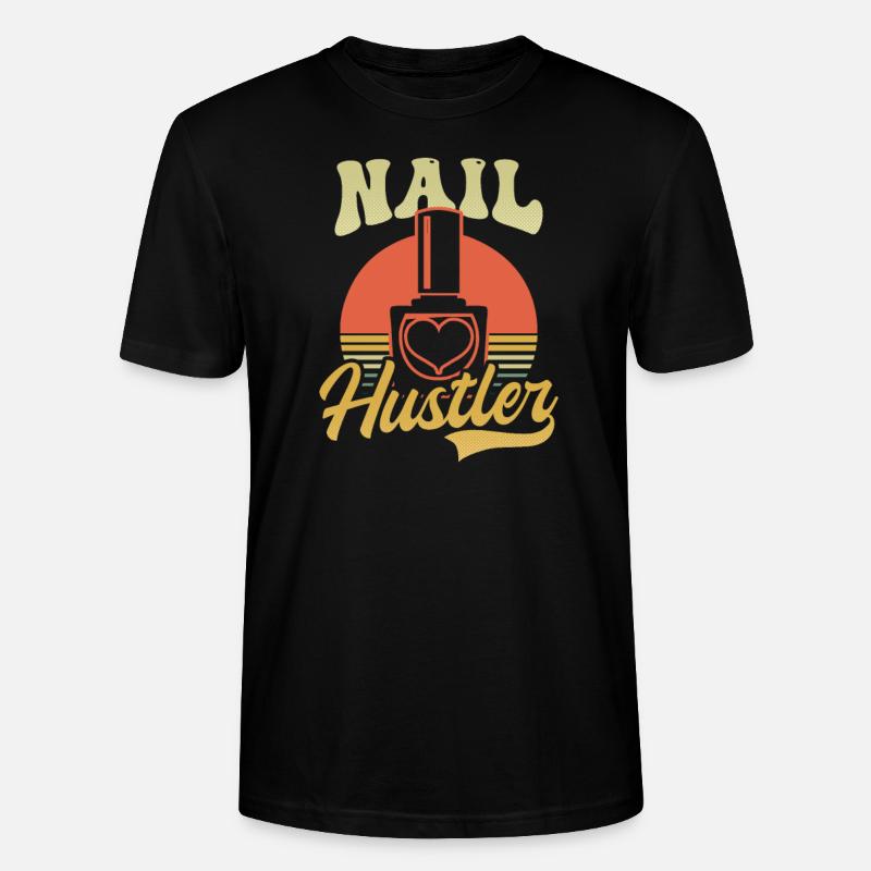 Nail Tech Nail Hustler - T-shirt bio CRAFTER Stanley Stella Unisexe - noir