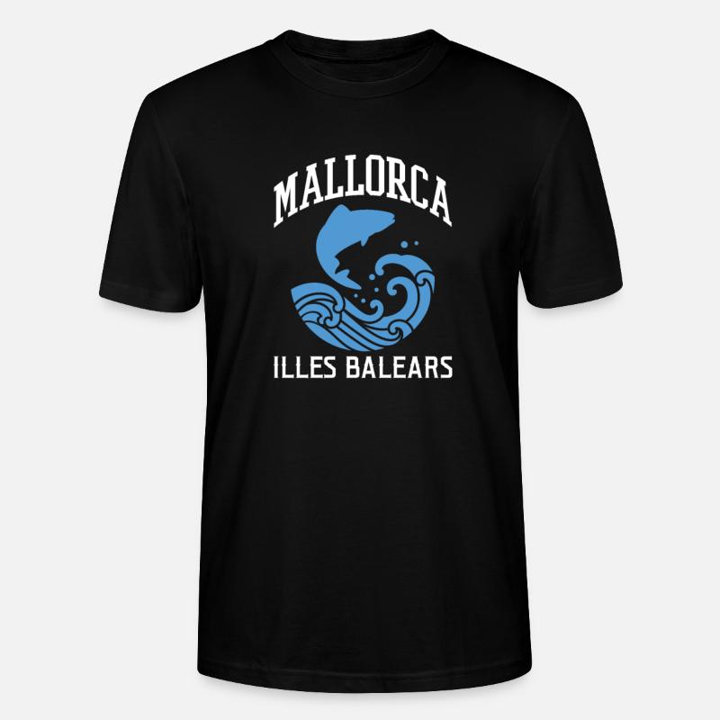 Majorque - T-shirt bio CRAFTER Stanley Stella Unisexe - noir