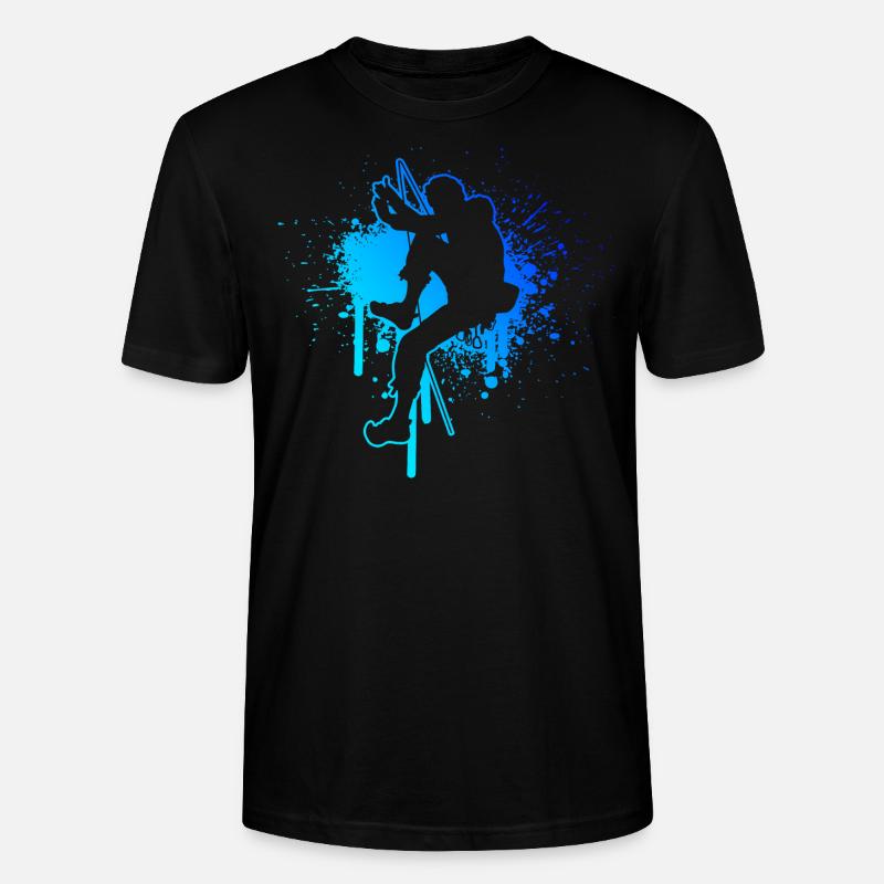 Escalade Grimpeurs Bloc Escalade - T-shirt bio CRAFTER Stanley Stella Unisexe - noir