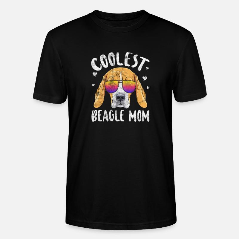 Beagle Mama - Stanley/Stella Unisex Bio-T-Shirt CRAFTER - Schwarz