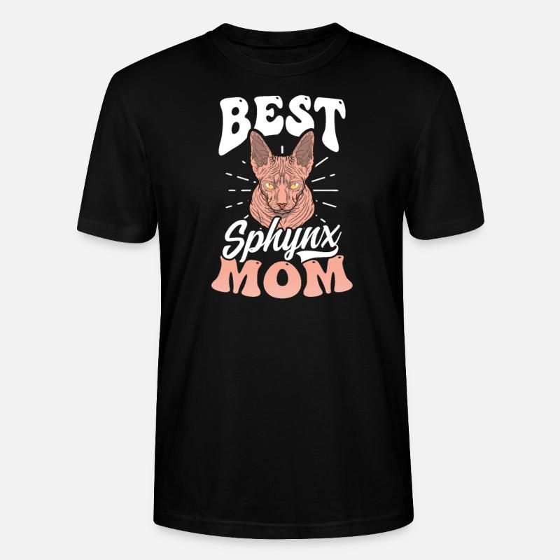 Sphynx Chat Meilleur Sphynx Maman - T-shirt bio CRAFTER Stanley Stella Unisexe - noir