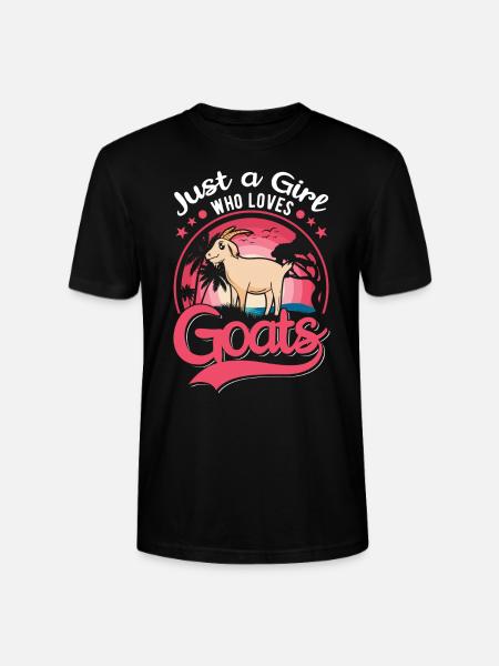 Ziegen Mädchen Ziegenwirt Ziege - Stanley/Stella Unisex Bio-T-Shirt CRAFTER - Schwarz