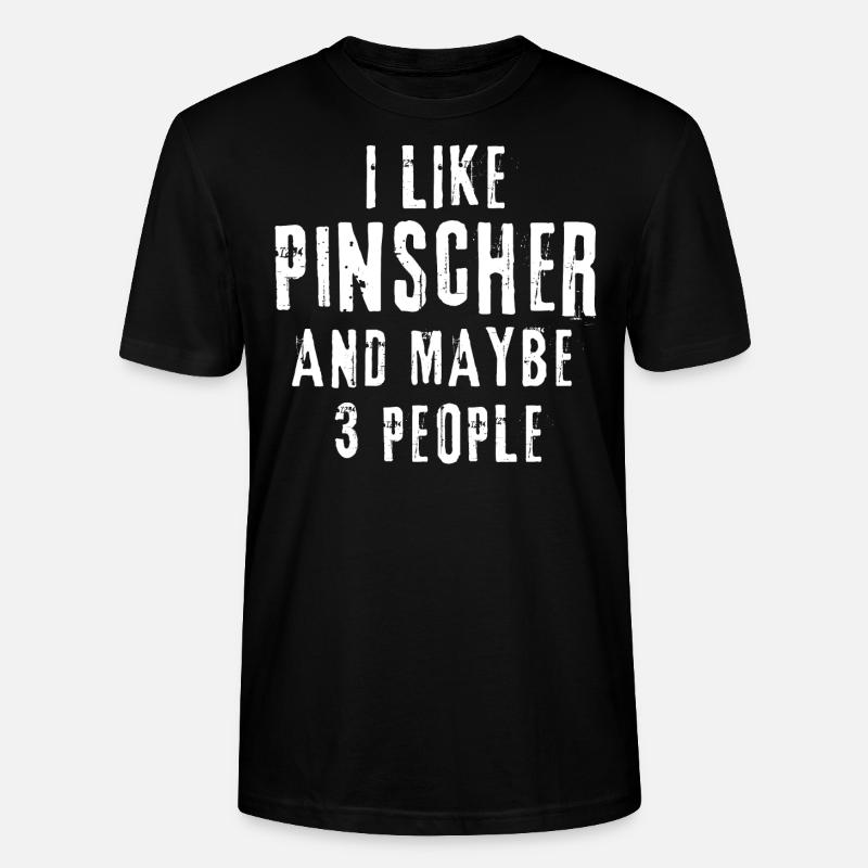 Pinscher - Stanley/Stella Unisex Bio-T-Shirt CRAFTER - Schwarz