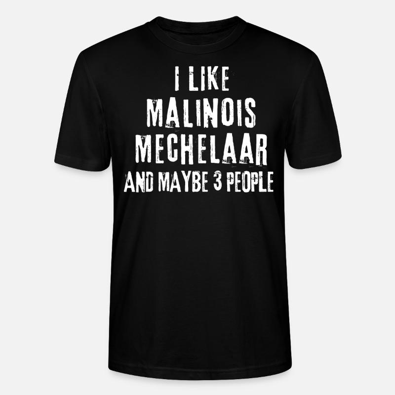 Malinois Mechelaar - T-shirt bio CRAFTER Stanley Stella Unisexe - noir