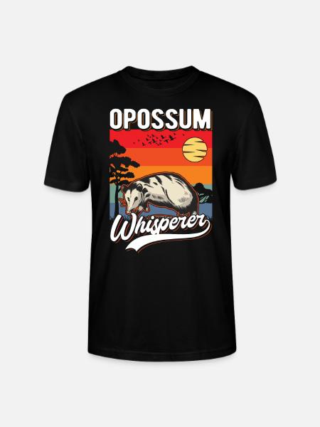 Opossum Flüsterer Opossum Whisperer - Stanley/Stella Unisex Bio-T-Shirt CRAFTER - Schwarz