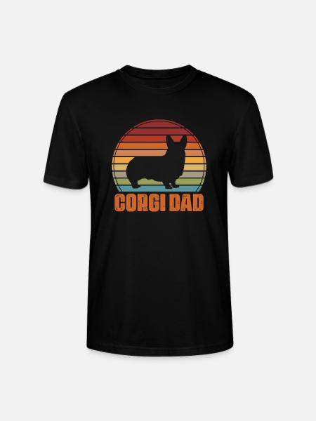 Corgi Vater - Stanley/Stella Unisex Bio-T-Shirt CRAFTER - Schwarz