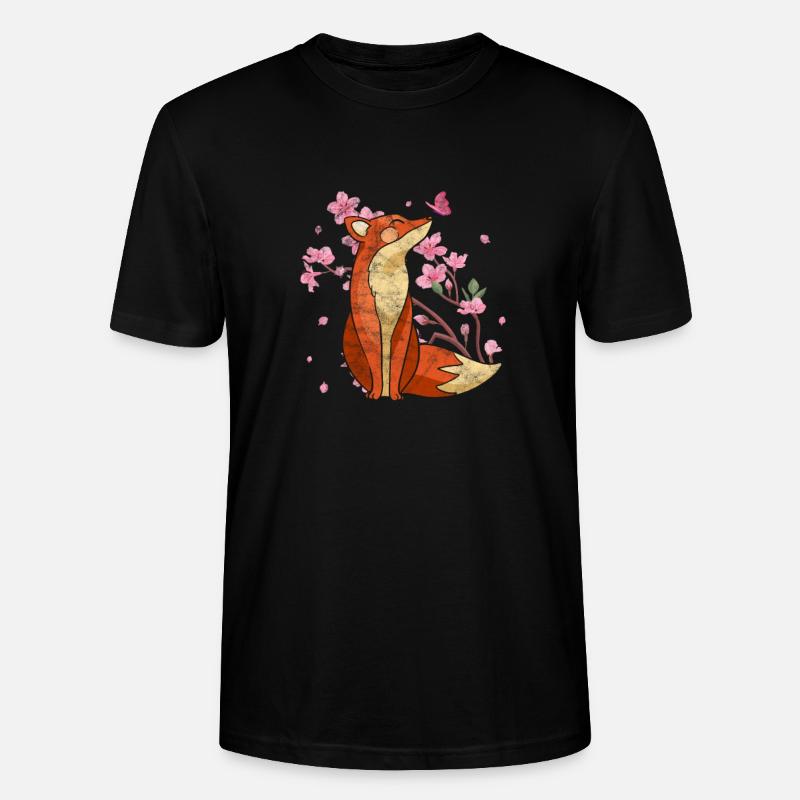 Fuchs - Stanley/Stella Unisex Bio-T-Shirt CRAFTER - Schwarz