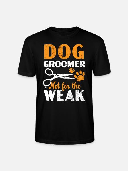 Hundefrisør ikke for den svage kæledyrspleje - Stanley Stella CRAFTER unisex økologisk-T-shirt - sort