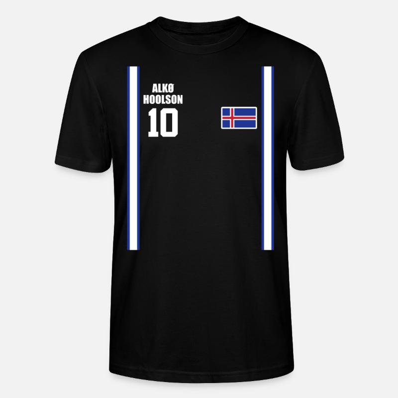 Sauftrikot Island Alko Hoolson - Stanley/Stella Unisex Bio-T-Shirt CRAFTER - Schwarz