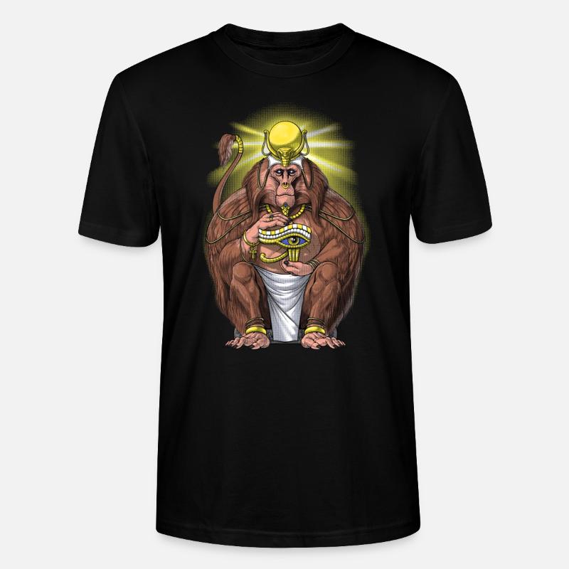 Mythologie égyptienne antique Divinité Aani - T-shirt bio CRAFTER Stanley Stella Unisexe - noir