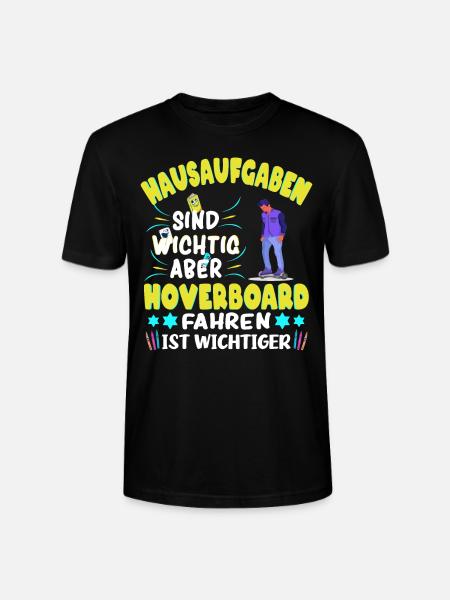 Hoverboarder Hoverboard fahren - Stanley/Stella Unisex Bio-T-Shirt CRAFTER - Schwarz