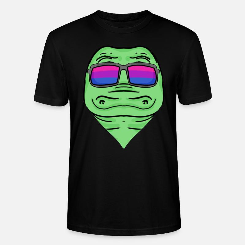 Bisexuell Krokodil Geschenk - Stanley/Stella Unisex Bio-T-Shirt CRAFTER - Schwarz