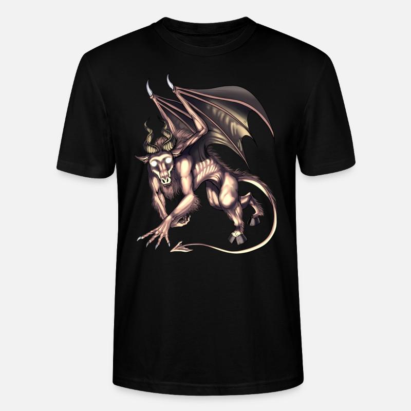 Jersey Devil Cryptid Créature - T-shirt bio CRAFTER Stanley Stella Unisexe - noir