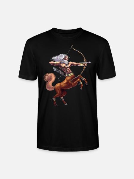 Greek Mythology Deity Centaur - Stanley/Stella CRAFTER Unisex Organic T-Shirt - black