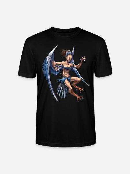 Greek Mythology Deity Harpy - Stanley/Stella CRAFTER Unisex Organic T-Shirt - black