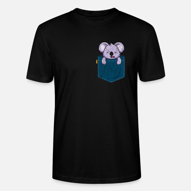 Koala - Stanley/Stella Unisex Bio-T-Shirt CRAFTER - Schwarz